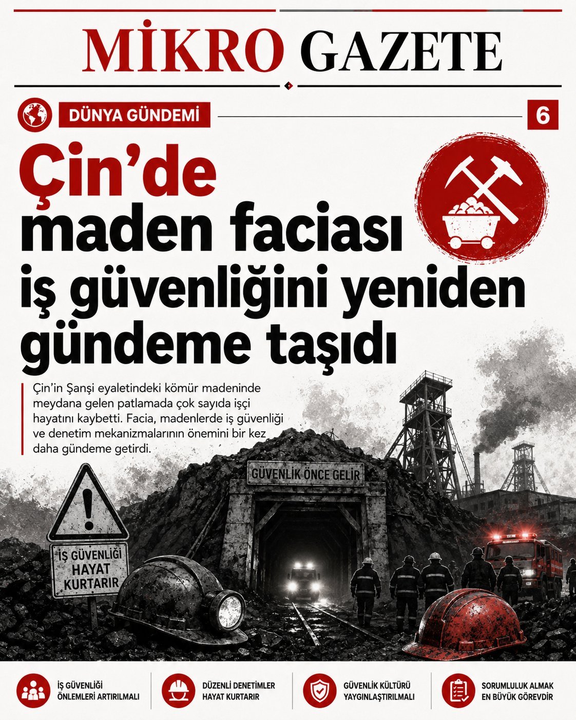 Çin’de maden faciası iş güvenliğini yeniden gündeme taşıdı