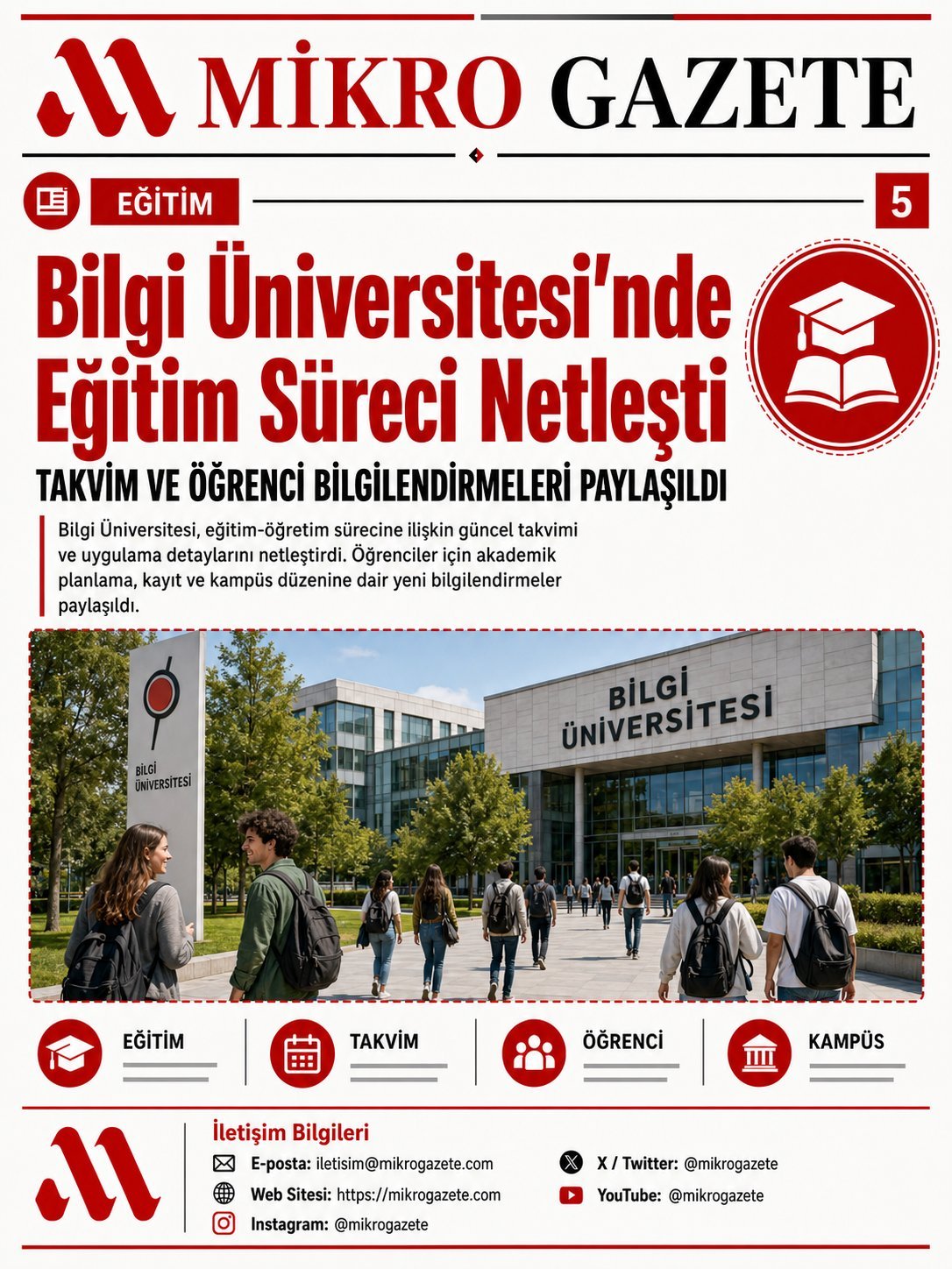 Bilgi Üniversitesi’nde Eğitim Süreci Netleşti