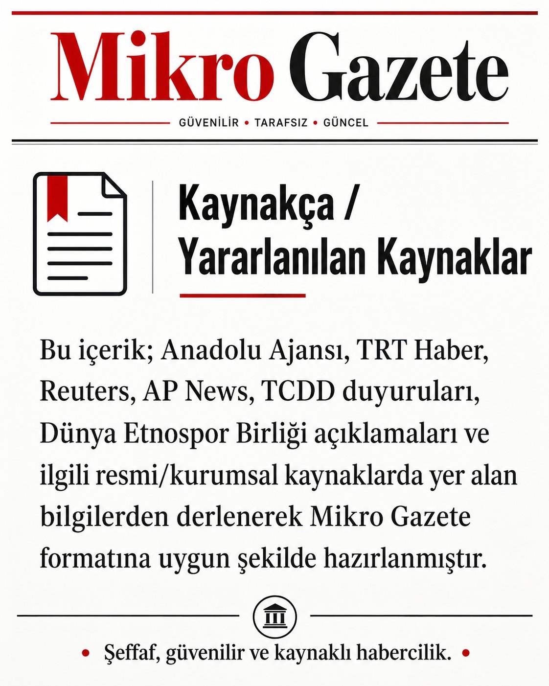 Kaynakça / Yararlanılan Kaynaklar: