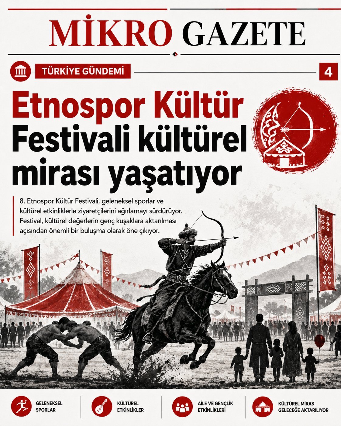 Etnospor Kültür Festivali kültürel mirası yaşatıyor