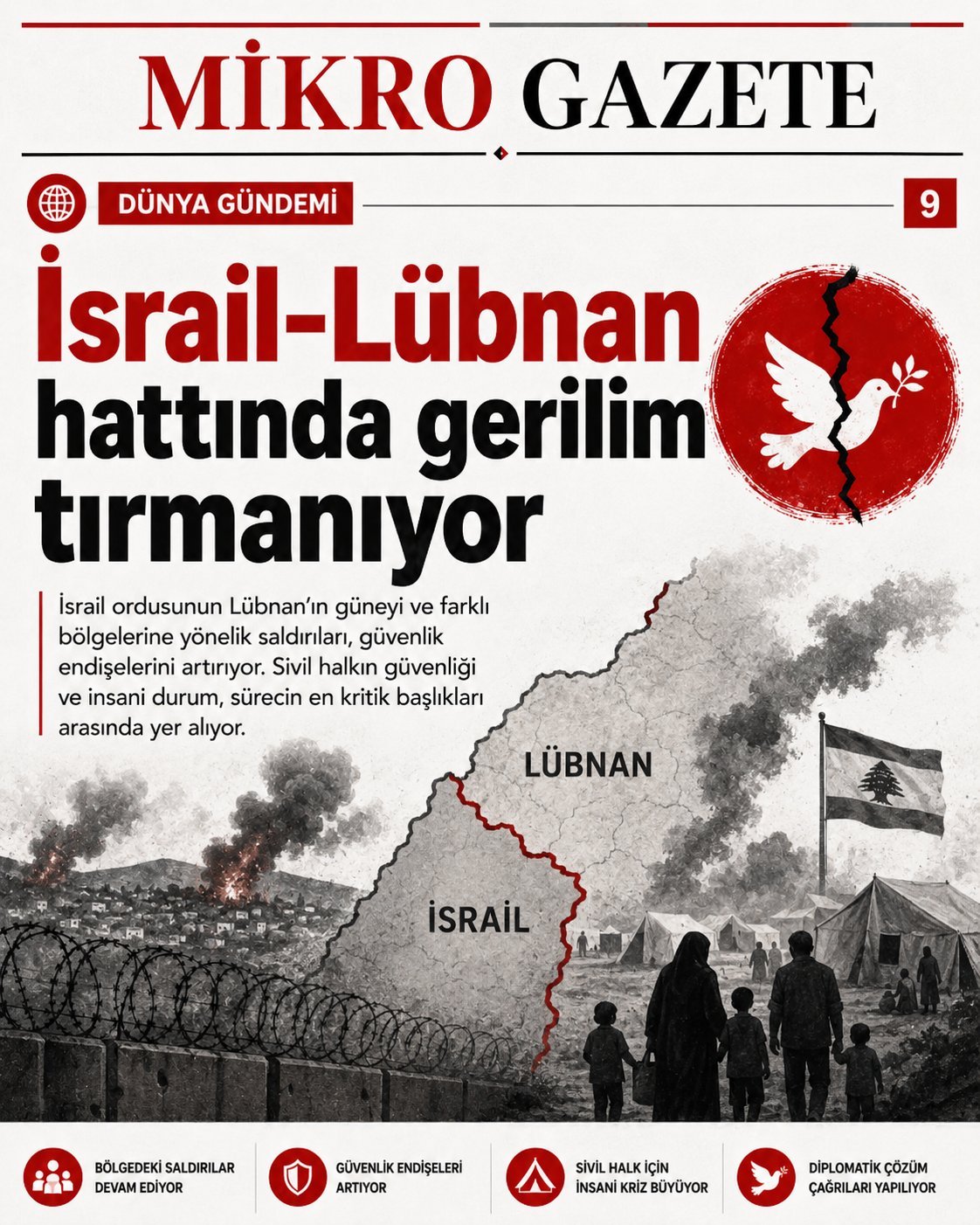 İsrail-Lübnan hattında gerilim tırmanıyor