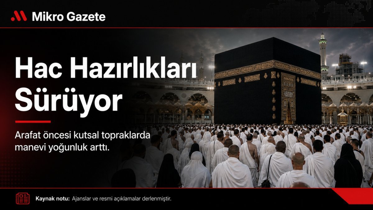 Kutsal topraklarda Arafat öncesi yoğunluk arttı.