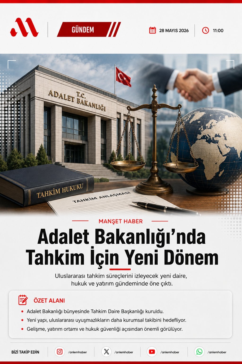 Adalet Bakanlığı’nda Tahkim İçin Yeni Dönem