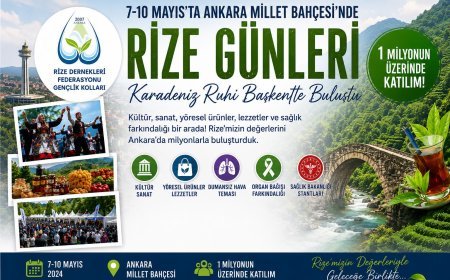 Ankara'da Rize Rüzgarı: Kültür, Sağlık ve Dayanışma Bir Arada