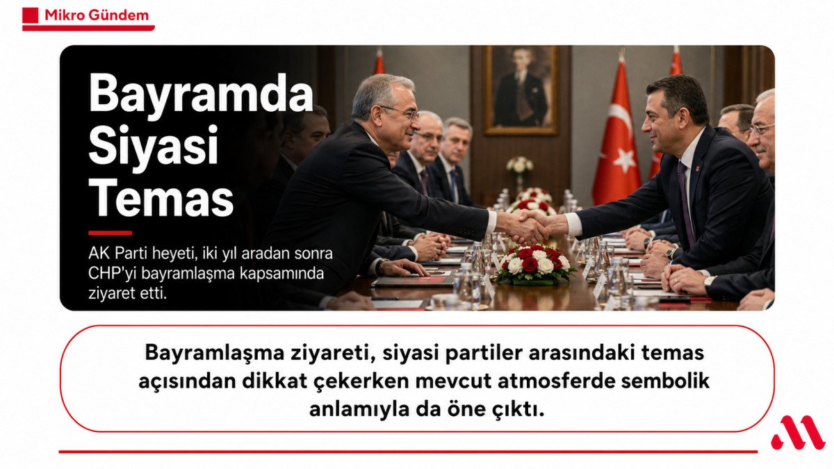 AK Parti’den CHP’ye Bayram Ziyareti