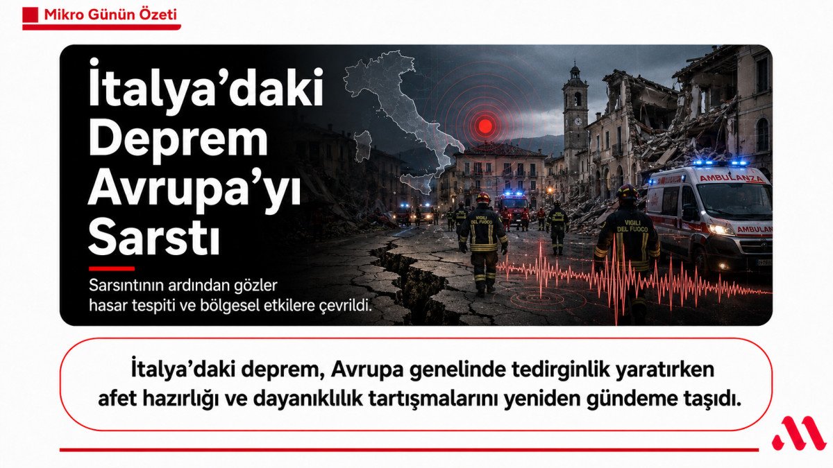 İtalya’daki Deprem Avrupa’yı Sarstı