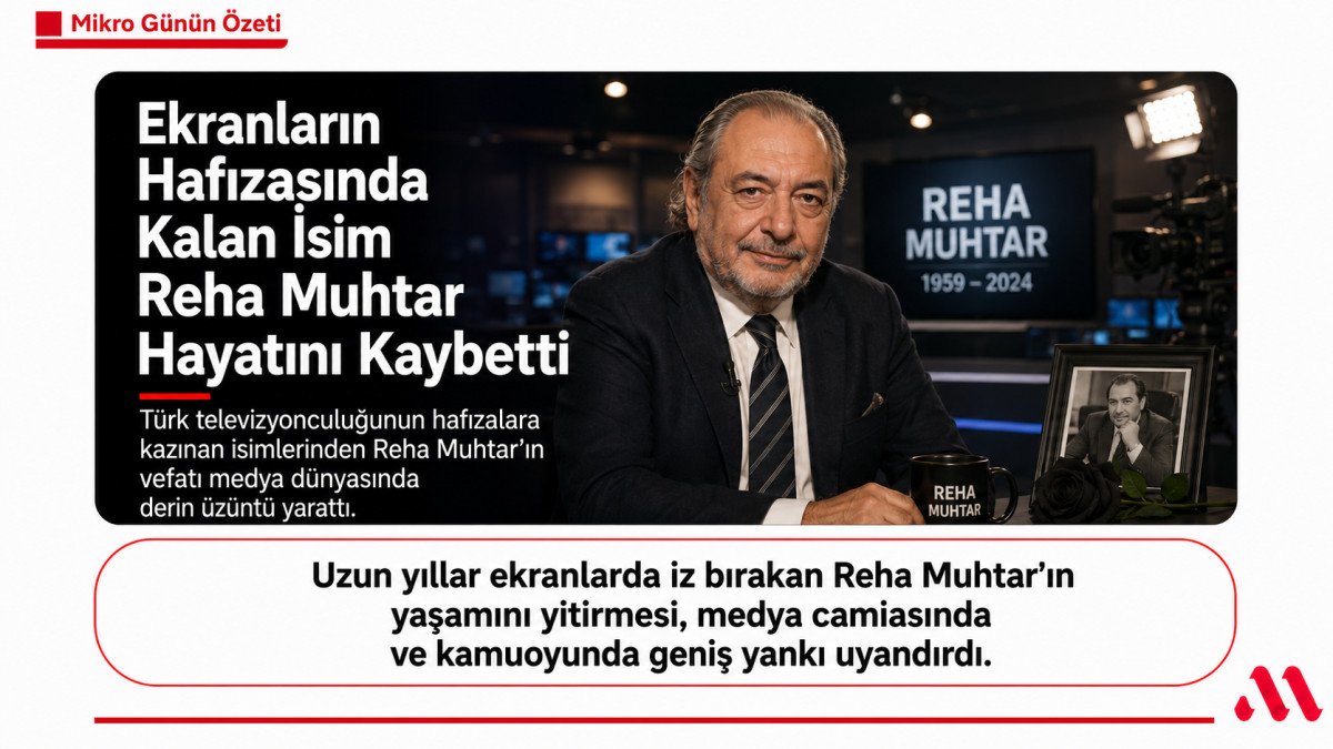 Ekranların Hafızasında Kalan İsim: Reha Muhtar Hayatını Kaybetti