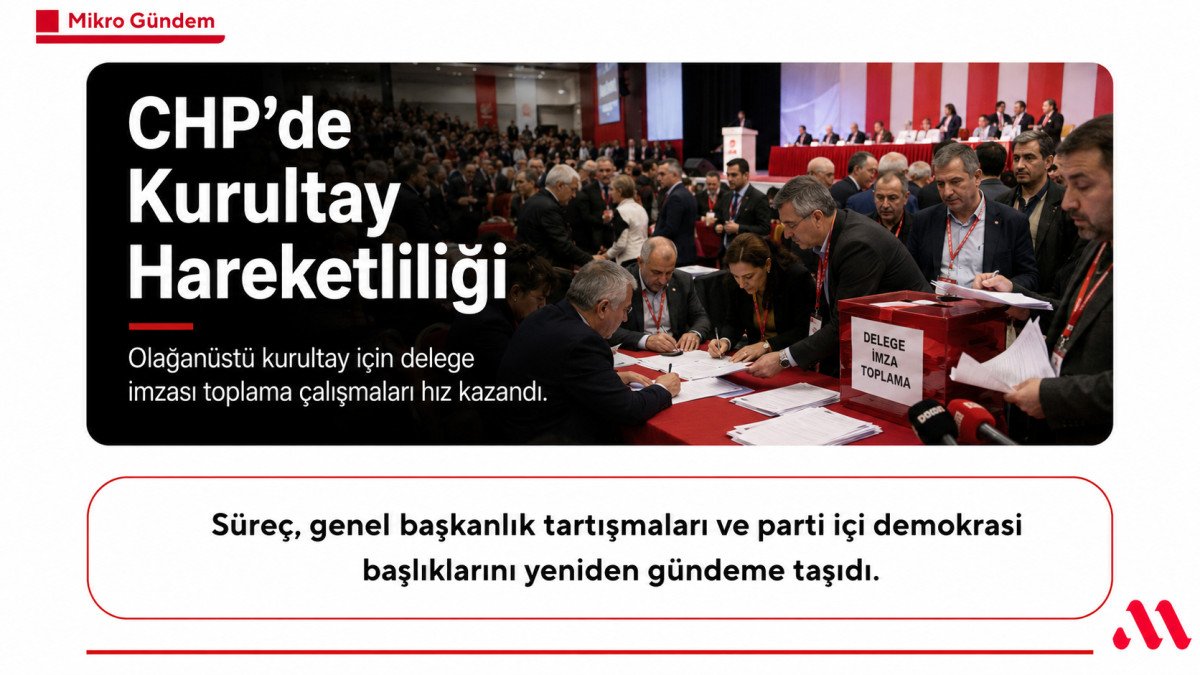 CHP’de Kurultay İmzası Hareketlendi