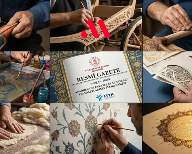 8 geleneksel el sanatına ilişkin ulusal meslek standardı Resmî Gazete'de yayımlandı.