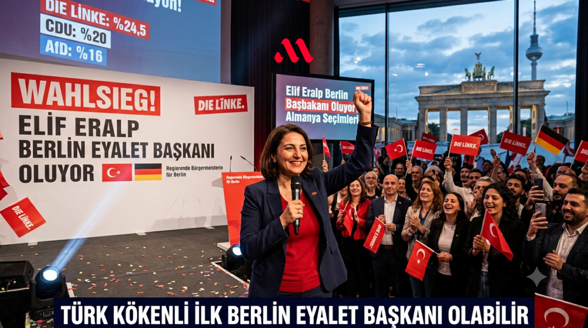 Almanya'da Tarihi Seçim: Elif Eralp Berlin Eyalet Başbakanı Olmaya Çok Yakın