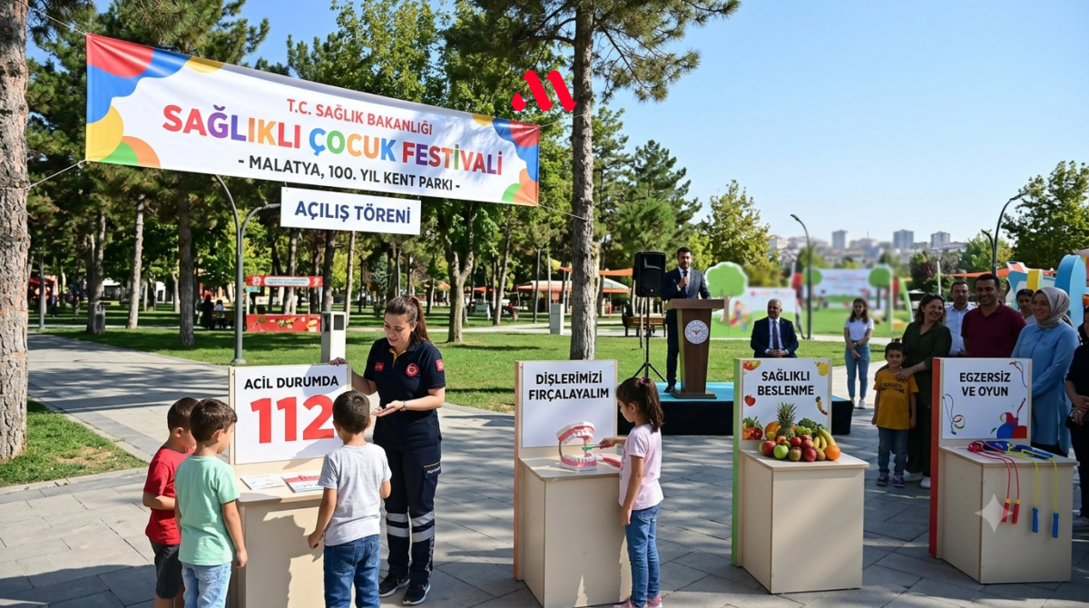 Sağlık Bakanlığı'nın "Sağlıklı Çocuk Festivali" Malatya'da Kapılarını Açtı