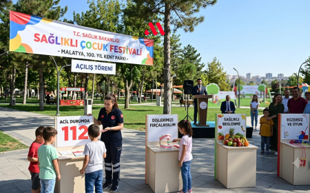 Sağlık Bakanlığı'nın "Sağlıklı Çocuk Festivali" Malatya'da Kapılarını Açtı